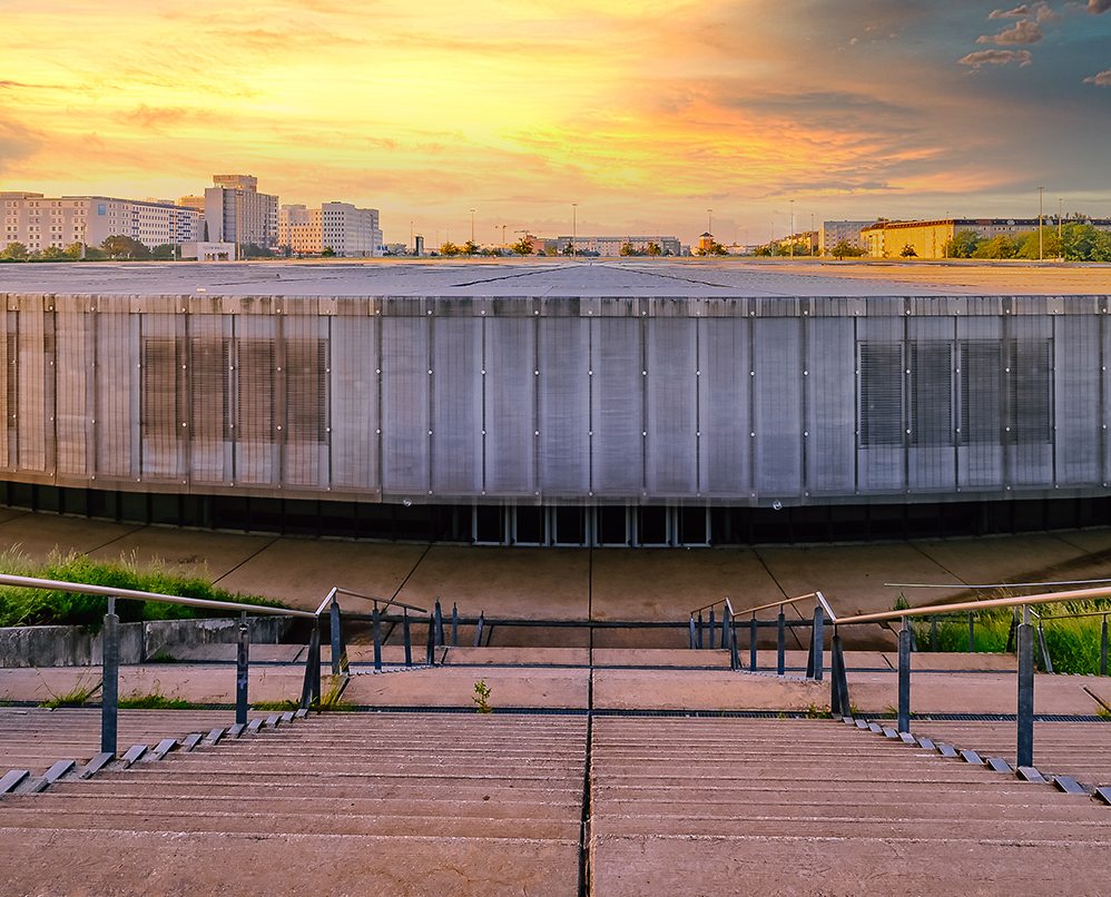 © Markus Werner Außenansicht Velodrom-Dach.